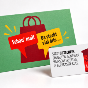 STADTGUTSCHEIN Bernkastel-Kues Gutscheinkarte - Schau mal