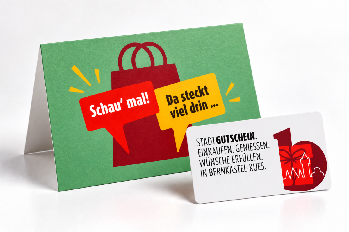 STADTGUTSCHEIN Bernkastel-Kues Gutscheinkarte - Schau mal